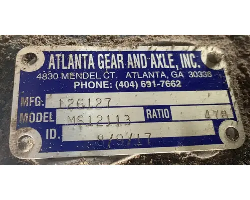 Meritor/Rockwell MS12113 Rear Rears (Tandem Rear or Single)