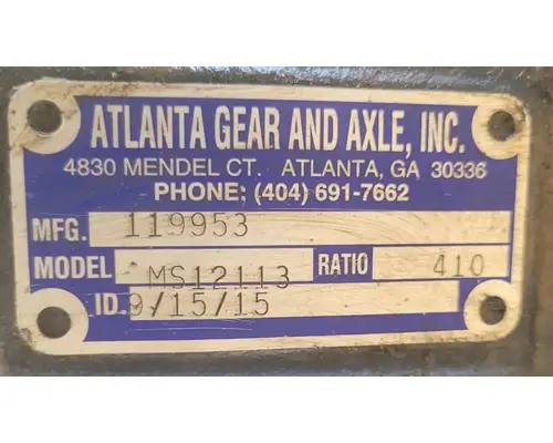 Meritor/Rockwell MS12113 Rear Rears (Tandem Rear or Single)