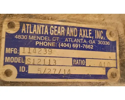 Meritor/Rockwell MS12113 Rear Rears (Tandem Rear or Single)