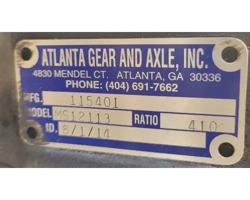 Meritor/Rockwell MS12113 Rear Rears (Tandem Rear or Single)