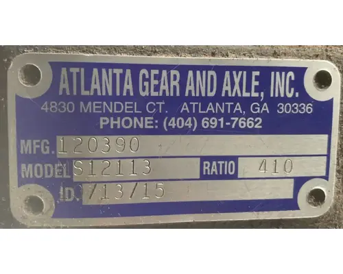 Meritor/Rockwell MS12113 Rear Rears (Tandem Rear or Single)