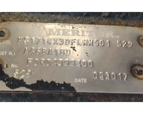 Meritor/Rockwell MS1714X Axle Housings (Rear)