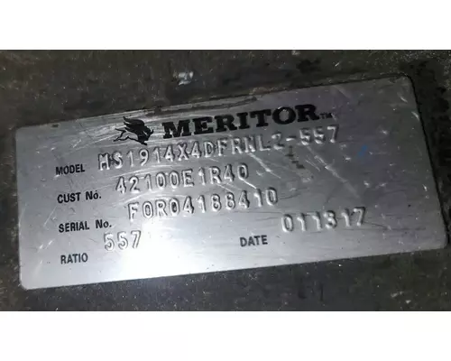 Meritor/Rockwell MS19-14X Axle Assembly, Rear