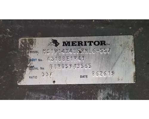 Meritor/Rockwell MS19-14X Axle Assembly, Rear