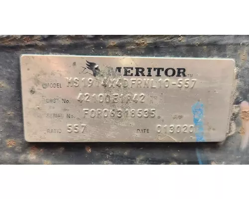 Meritor/Rockwell MS19-14X Axle Assembly, Rear