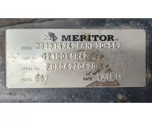 Meritor/Rockwell MS19-14X Axle Assembly, Rear