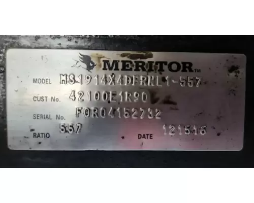 Meritor/Rockwell MS19-14X Axle Housing (Rear)