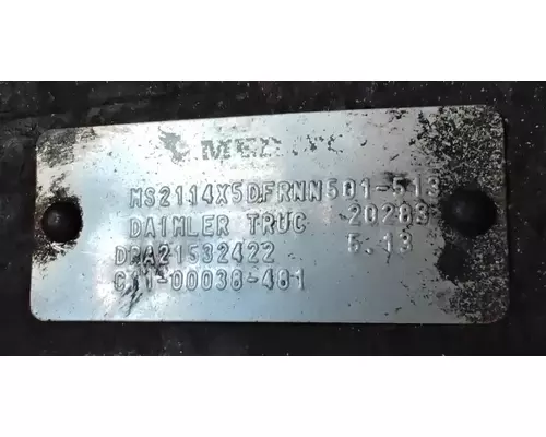 Meritor/Rockwell MS2114X Axle Housing (Rear)