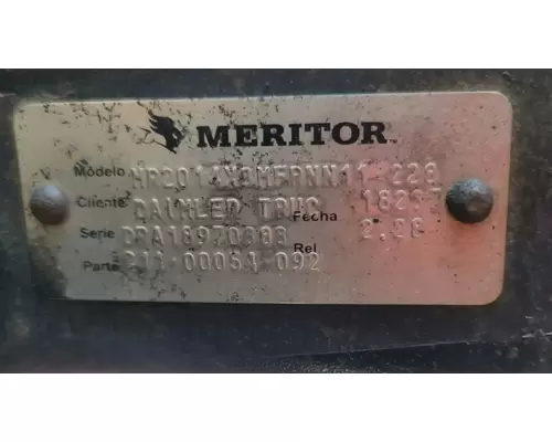 Meritor/Rockwell MT40-14X Axle Assembly, Rear