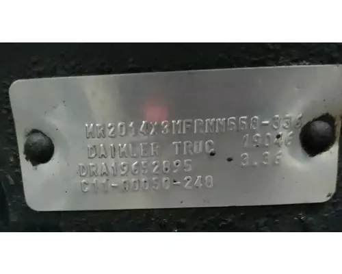 Meritor/Rockwell MT40-14X Axle Assembly, Rear