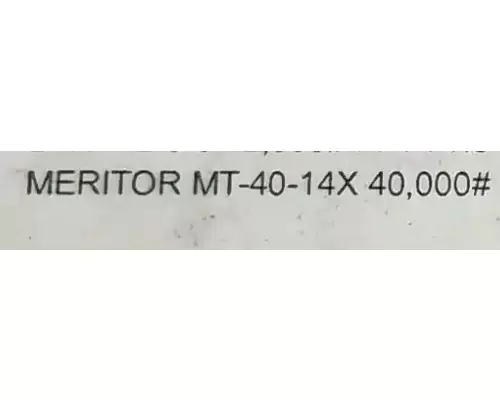 Meritor/Rockwell MT40-14X Axle Assembly, Rear