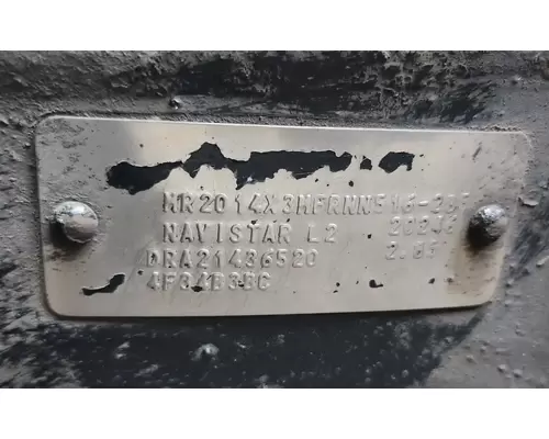 Meritor/Rockwell MT40-14X Axle Assembly, Rear