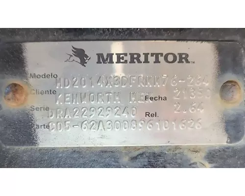 Meritor/Rockwell MT40-14X Axle Assembly Housing