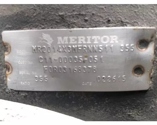 Meritor/Rockwell MT4014X3 Cutoff