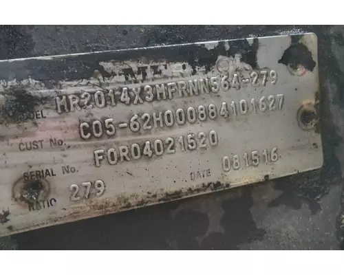 Meritor/Rockwell MT4014X3 Cutoff