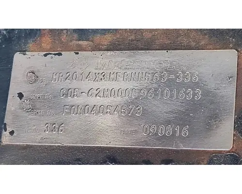 Meritor/Rockwell MT4014X Cutoff Tandem Axle