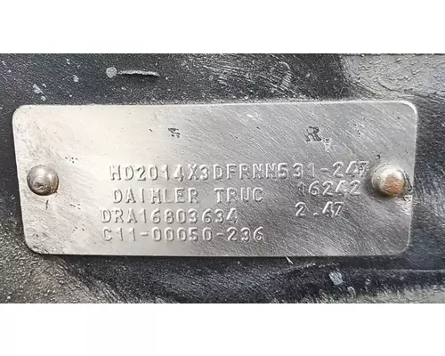 Meritor/Rockwell MT4014X Cutoff Tandem Axle