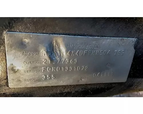 Meritor/Rockwell MT4014X Cutoff Tandem Axle