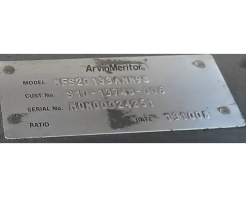 Axle Assembly, Front (Steer) Meritor/Rockwell MFS20133A Geco - Dinuba