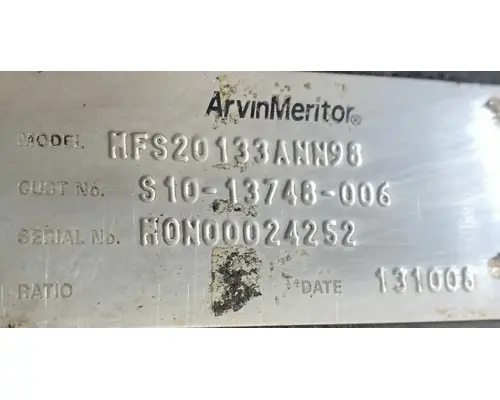 Axle Assembly, Front (Steer) Meritor/Rockwell MFS20133A Geco - Dinuba