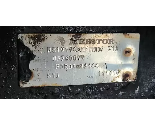 Meritor/Rockwell Other Axle Assembly, Rear