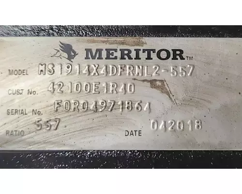 Meritor/Rockwell Other Axle Assembly, Rear