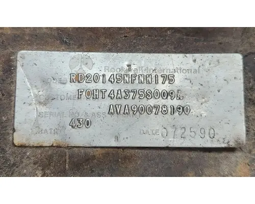 Meritor/Rockwell Other Axle Housing (Rear)