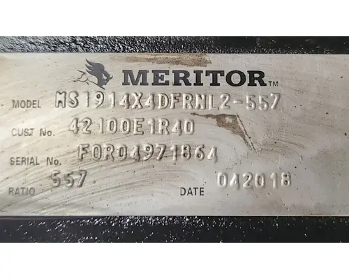 Meritor/Rockwell Other Axle Housing (Rear)