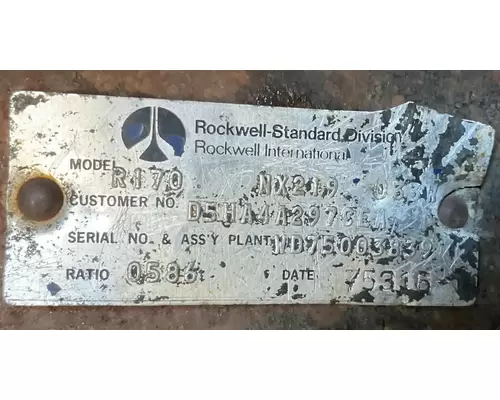 Meritor/Rockwell R170 Rears (Rear)