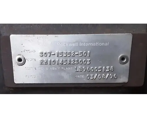 Meritor/Rockwell RM10-145A TransmissionTransaxle Assembly