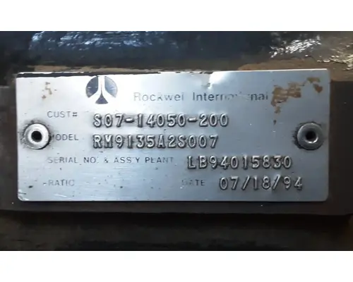 Meritor/Rockwell RM9-135A TransmissionTransaxle Assembly