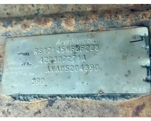 Meritor/Rockwell RR/RS17145 Axle Assembly, Rear