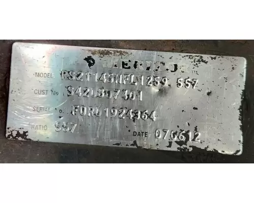 Meritor/Rockwell RR/RS21145 Rears (Rear)