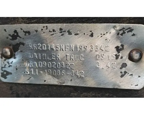 Meritor/Rockwell RR20145 Rear Rears (Tandem Rear or Single)