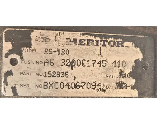 Meritor/Rockwell RS120 Differential (Single or Rear)