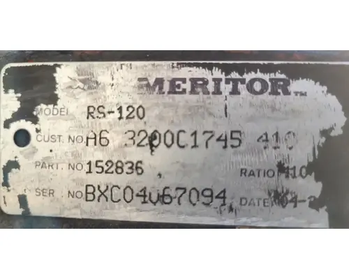 Meritor/Rockwell RS120 Differential (Single or Rear)