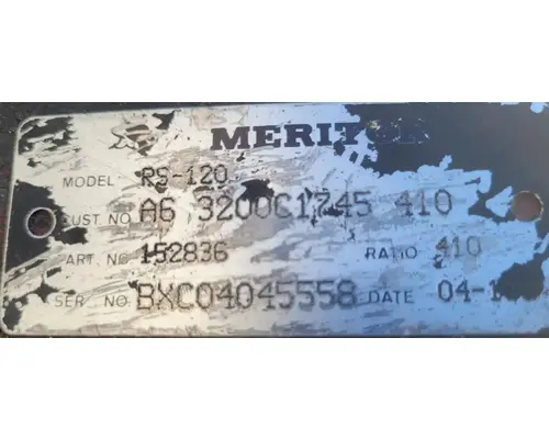 Meritor/Rockwell RS120 Rear Rears (Tandem Rear or Single)