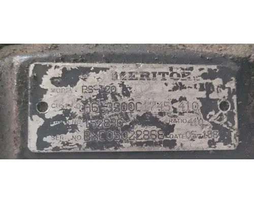 Meritor/Rockwell RS120 Rear Rears (Tandem Rear or Single)