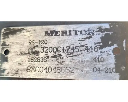 Meritor/Rockwell RS120 Rear Rears (Tandem Rear or Single)