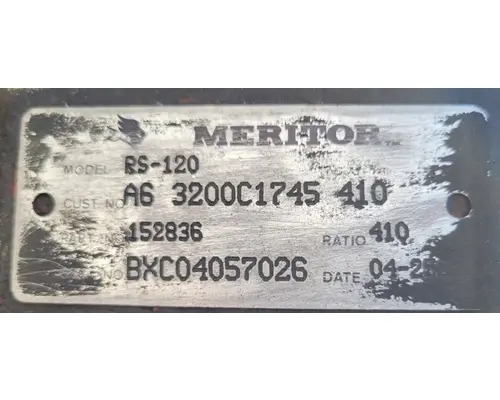 Meritor/Rockwell RS120 Rear Rears (Tandem Rear or Single)