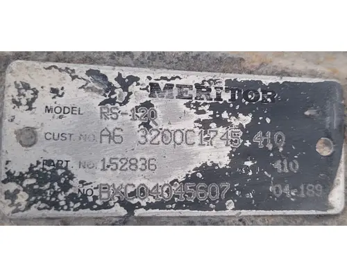 Meritor/Rockwell RS120 Rear Rears (Tandem Rear or Single)