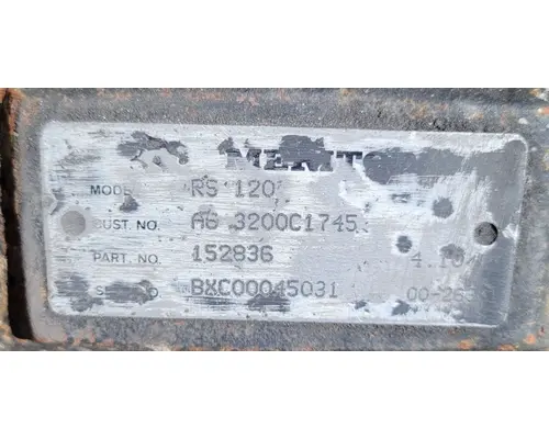 Meritor/Rockwell RS120 Rear Rears (Tandem Rear or Single)