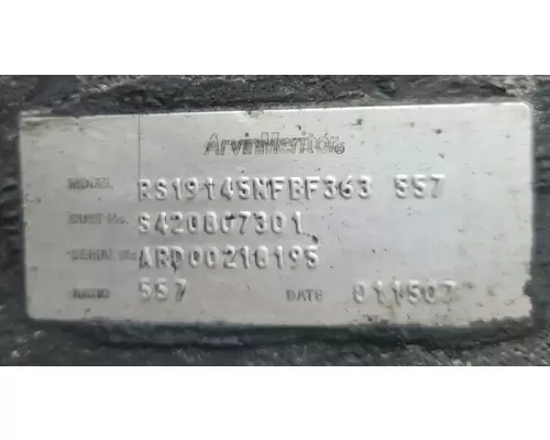 Meritor/Rockwell RS19-145 Axle Assembly, Rear