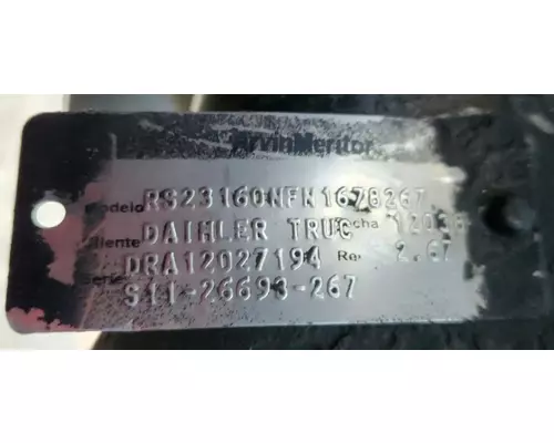 Meritor/Rockwell RS23-160 Axle Assembly, Rear