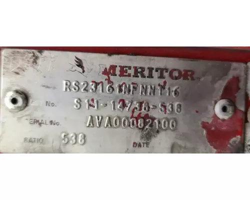 Meritor/Rockwell RS23-161 Axle Assembly, Rear