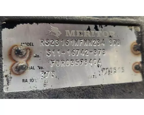 Meritor/Rockwell RS23-161 Axle Assembly, Rear