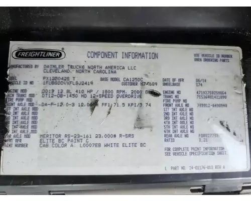 Meritor/Rockwell RS23-161 Axle Assembly, Rear