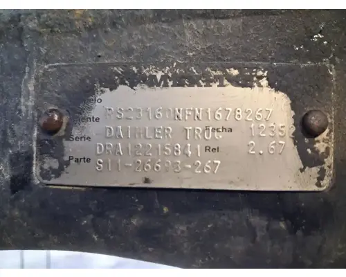 Meritor/Rockwell RS23160 Axle Housings (Rear)