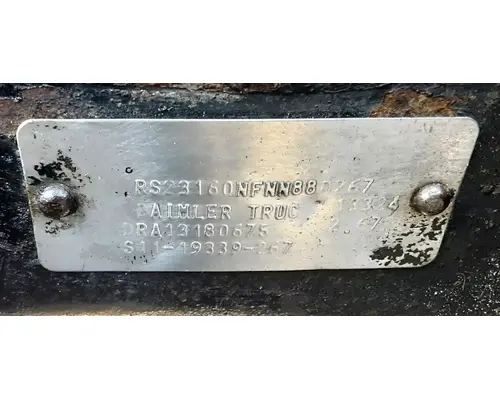 Meritor/Rockwell RS23160 Rear Rears (Tandem Rear or Single)