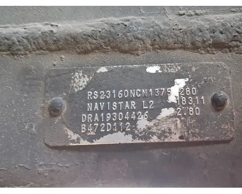 Meritor/Rockwell RS23160 Rear Rears (Tandem Rear or Single)